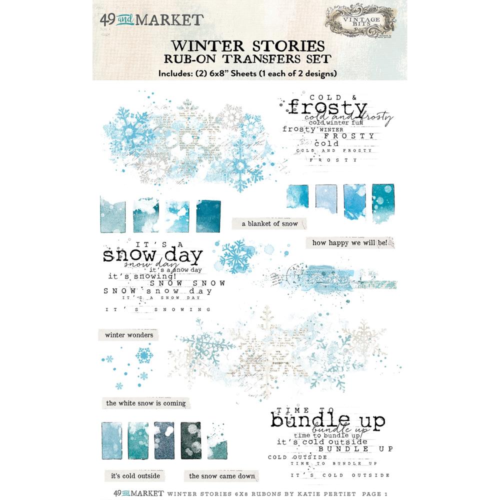 Rub-On Transfer Set - Winter Stories