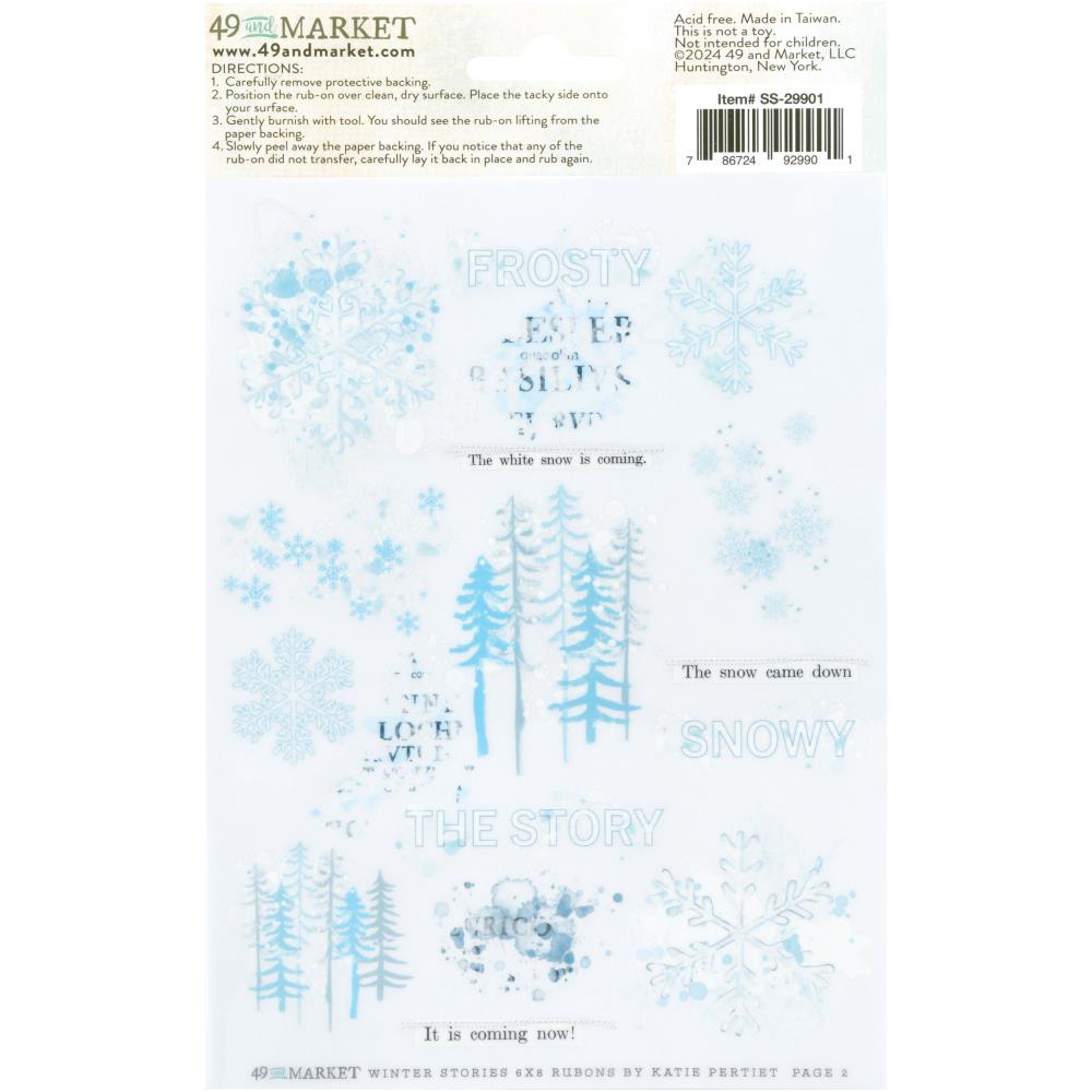 Rub-On Transfer Set - Winter Stories
