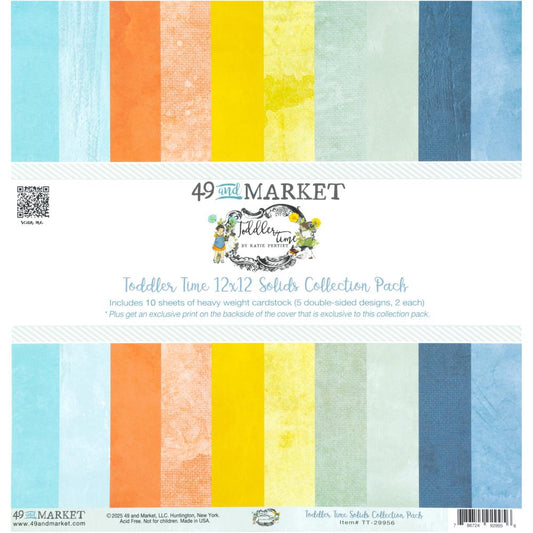 Toddler Time - 12 x 12 Solids Collection Pack