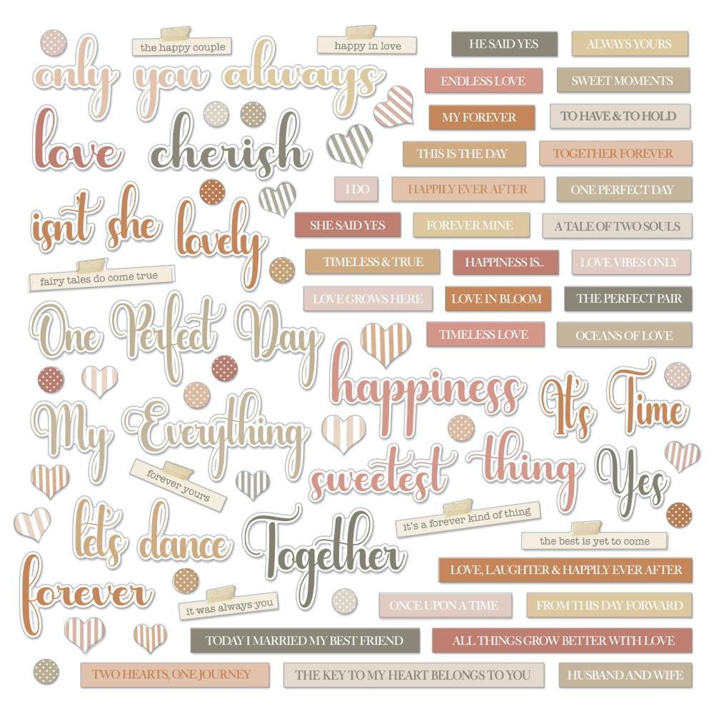One Perfect Day - Chipboard Set