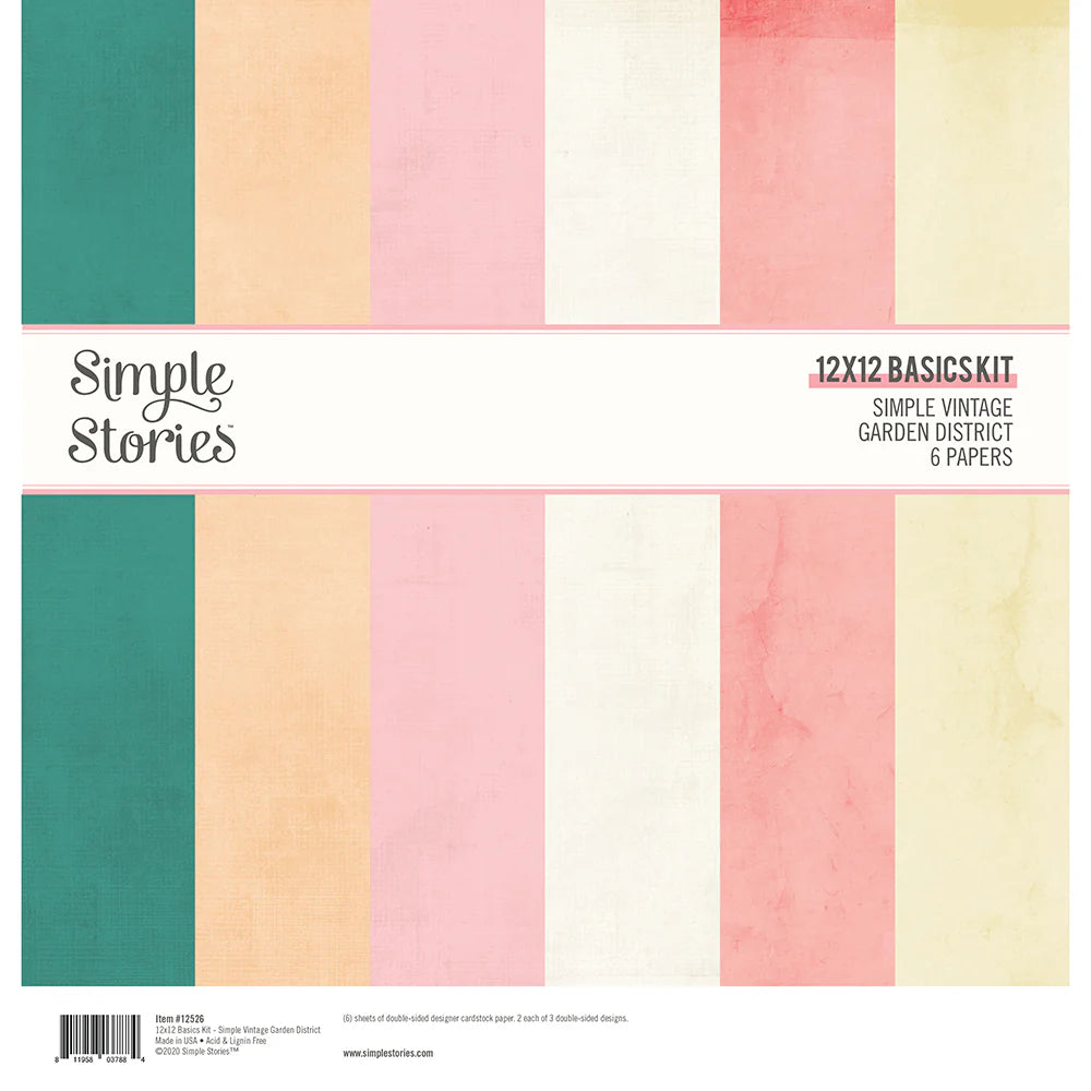 Simple Vintage Basic Kit - Garden District