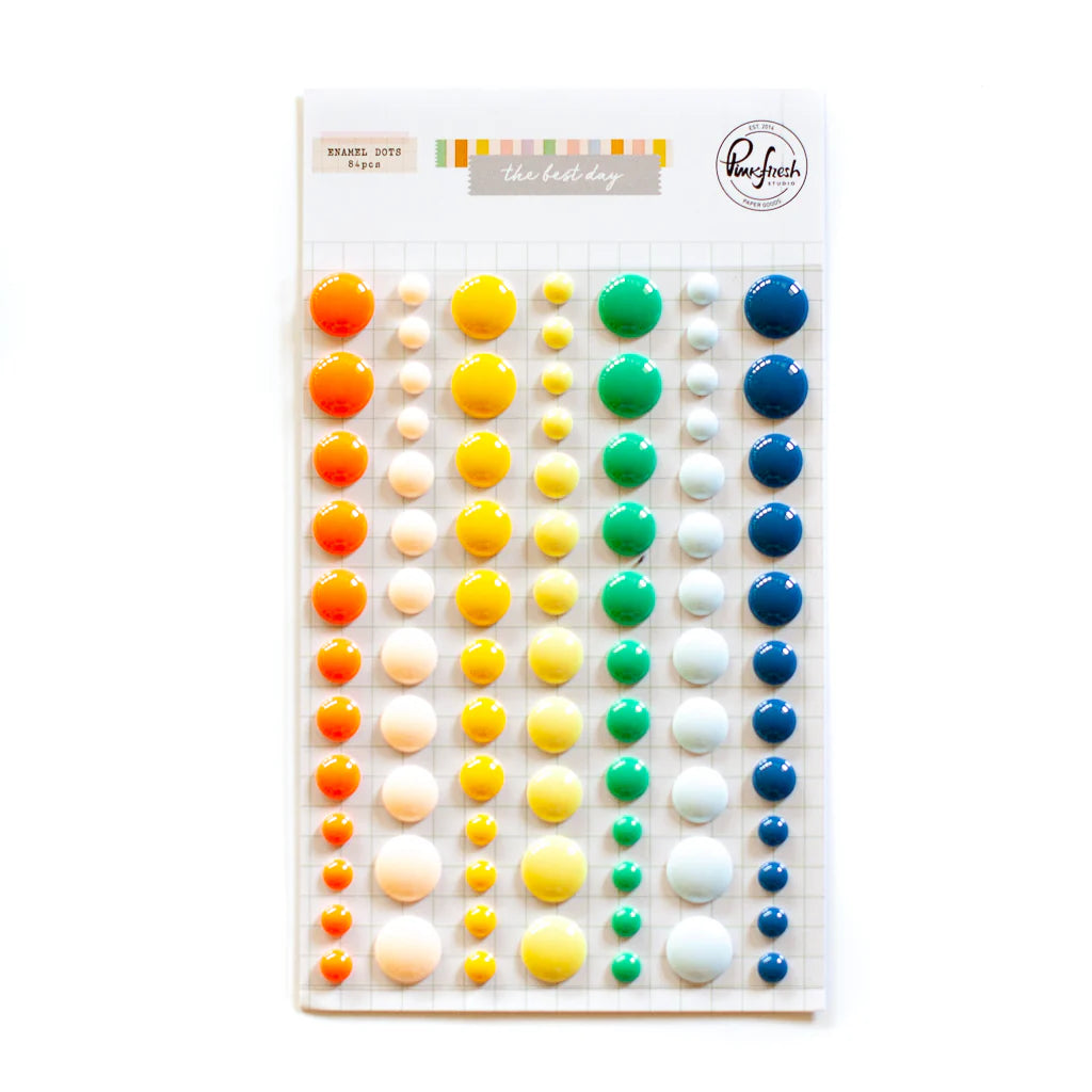The Best Day - Enamel Dots