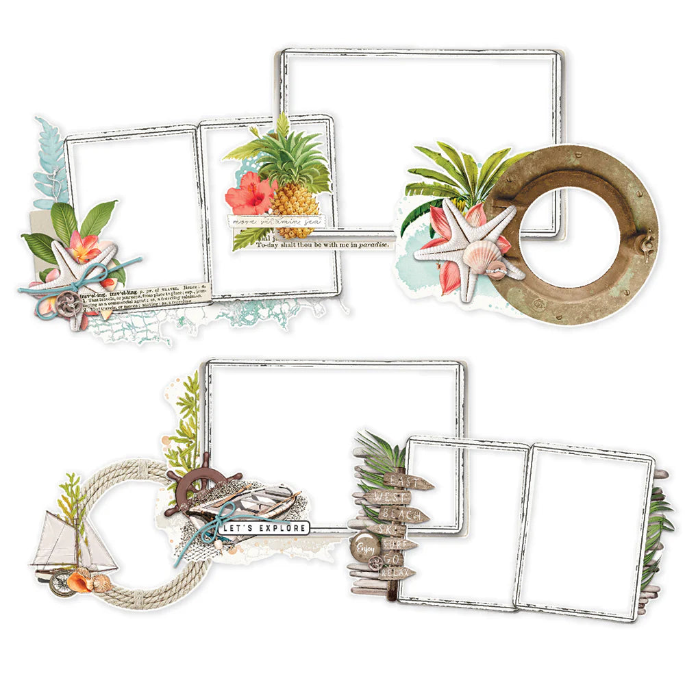 Simple Vintage Coastal - Layered Frames