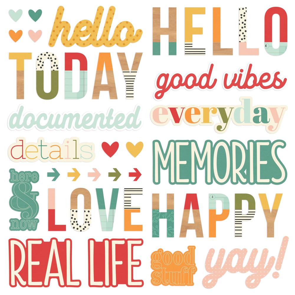 Hello Today - Foam Stickers