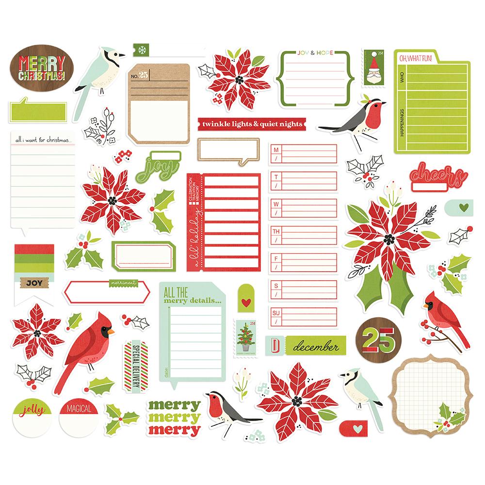 Make It Merry - Journal Bits & Pieces