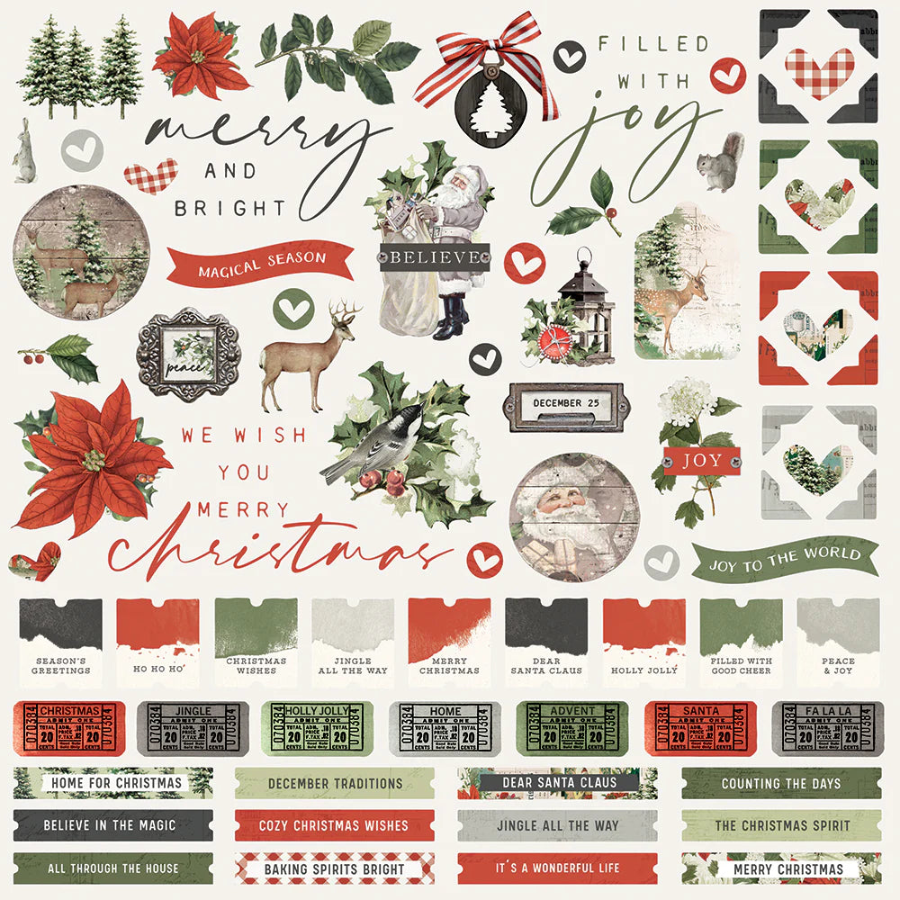 SV Rustic Christmas - Combo Stickers