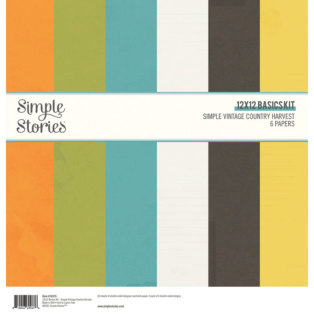 Simple Vintage Basic Kit - Country Harvest
