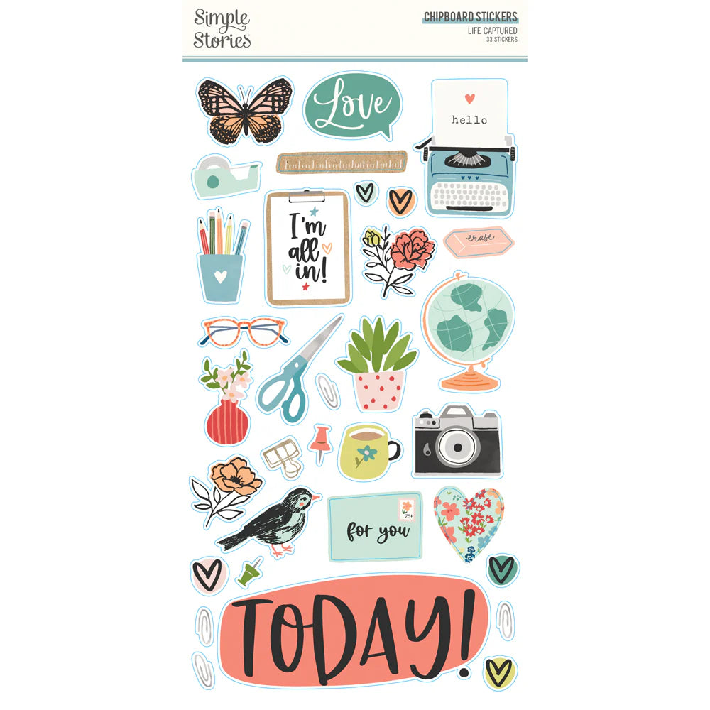 Life Captured - Chipboard