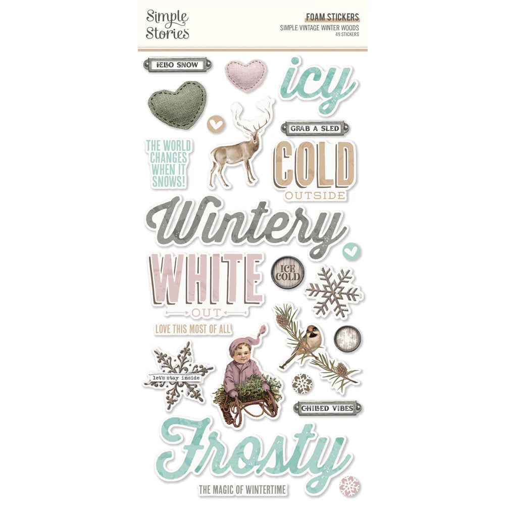 SV Winter Woods - Foam Stickers