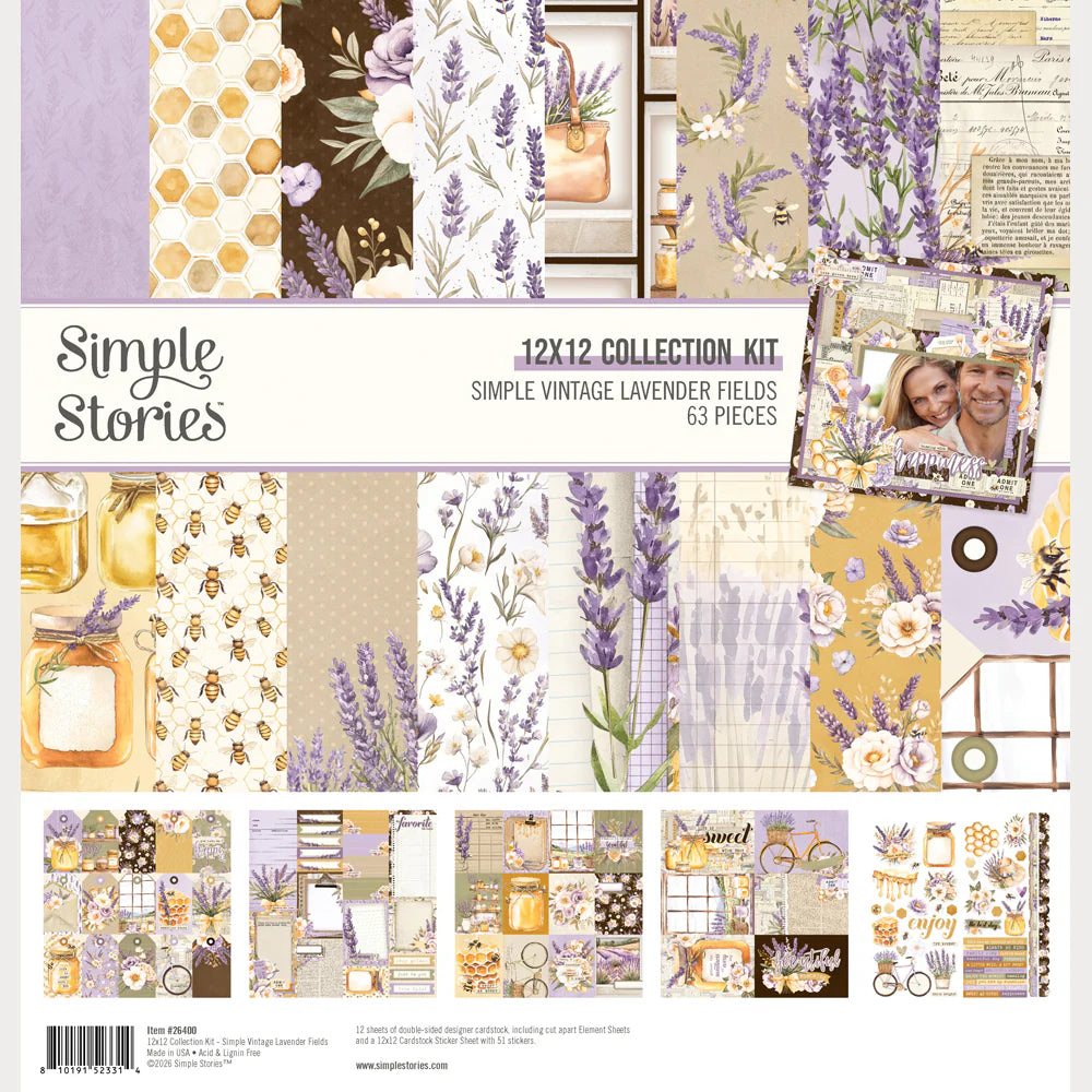 Simple Vintage Lavender Fields - Collection Pack