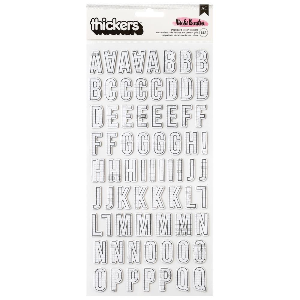 Vicki Boutin Mixed Media Alphabet Thickers