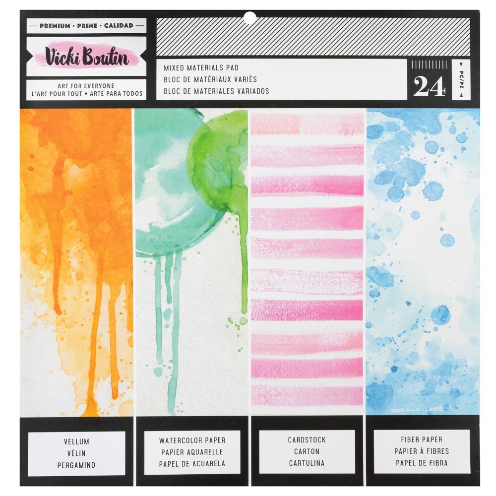 Vicki Boutin Mixed Media Paper Pad 12 x 12