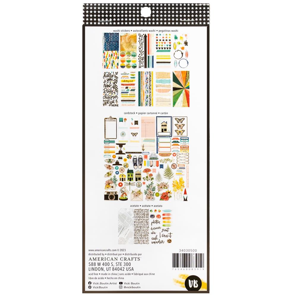Vicki Boutin Mixed Media Ephemera Cardstock Die Cuts - Nature