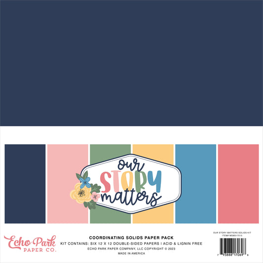 Our Story Matters - Co-Ordinating Solids Pack