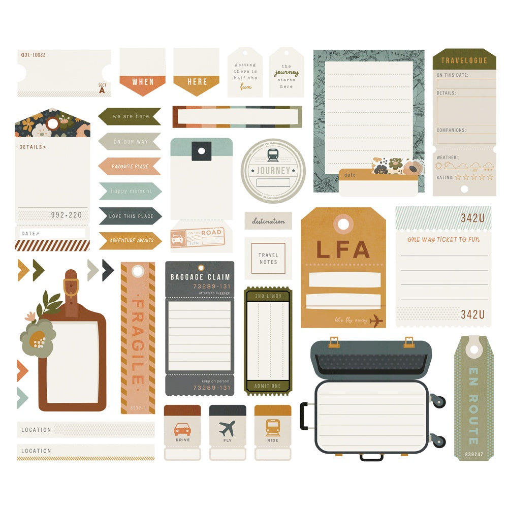 Here & There Journal Bits & Pieces