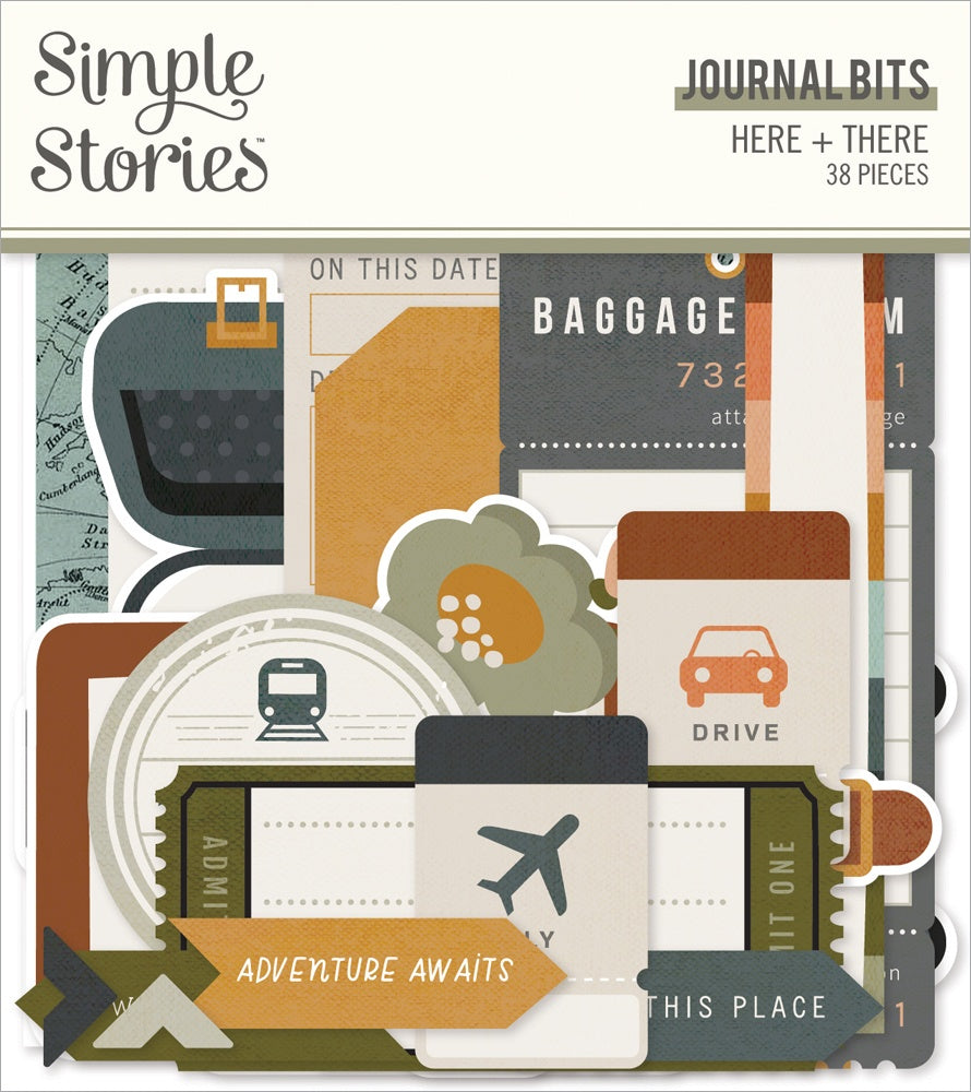 Here & There Journal Bits & Pieces