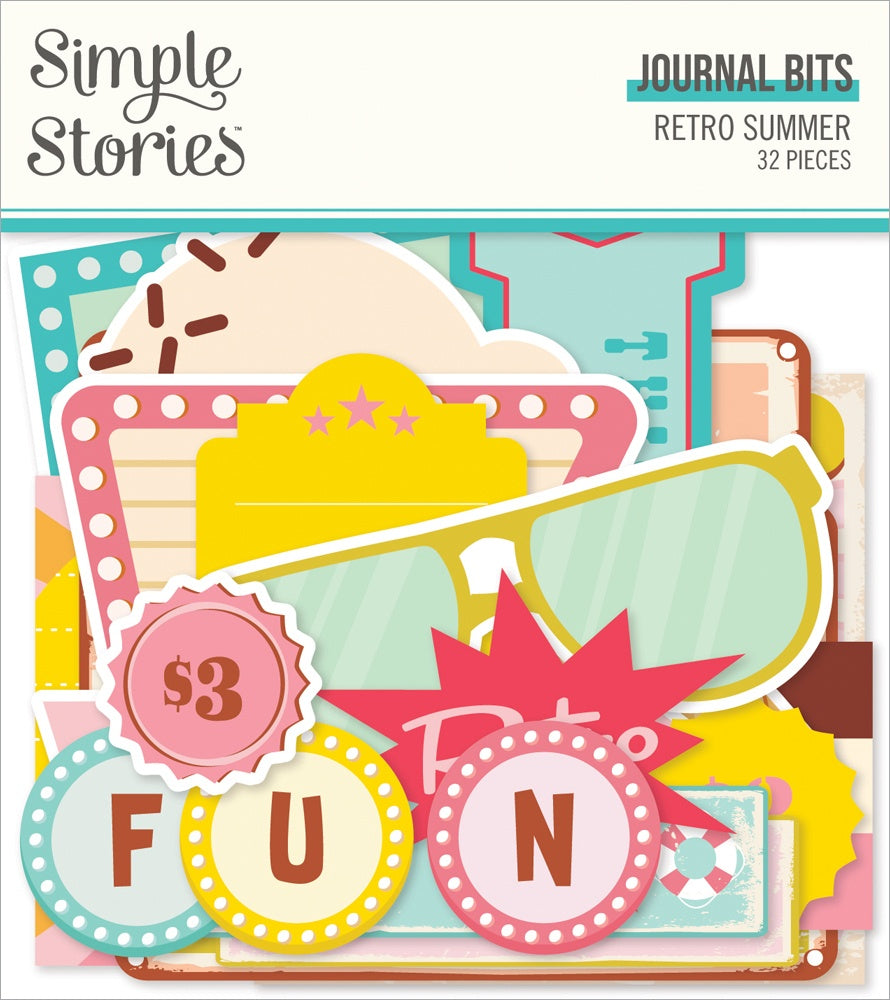 Retro Summer Journal Bits