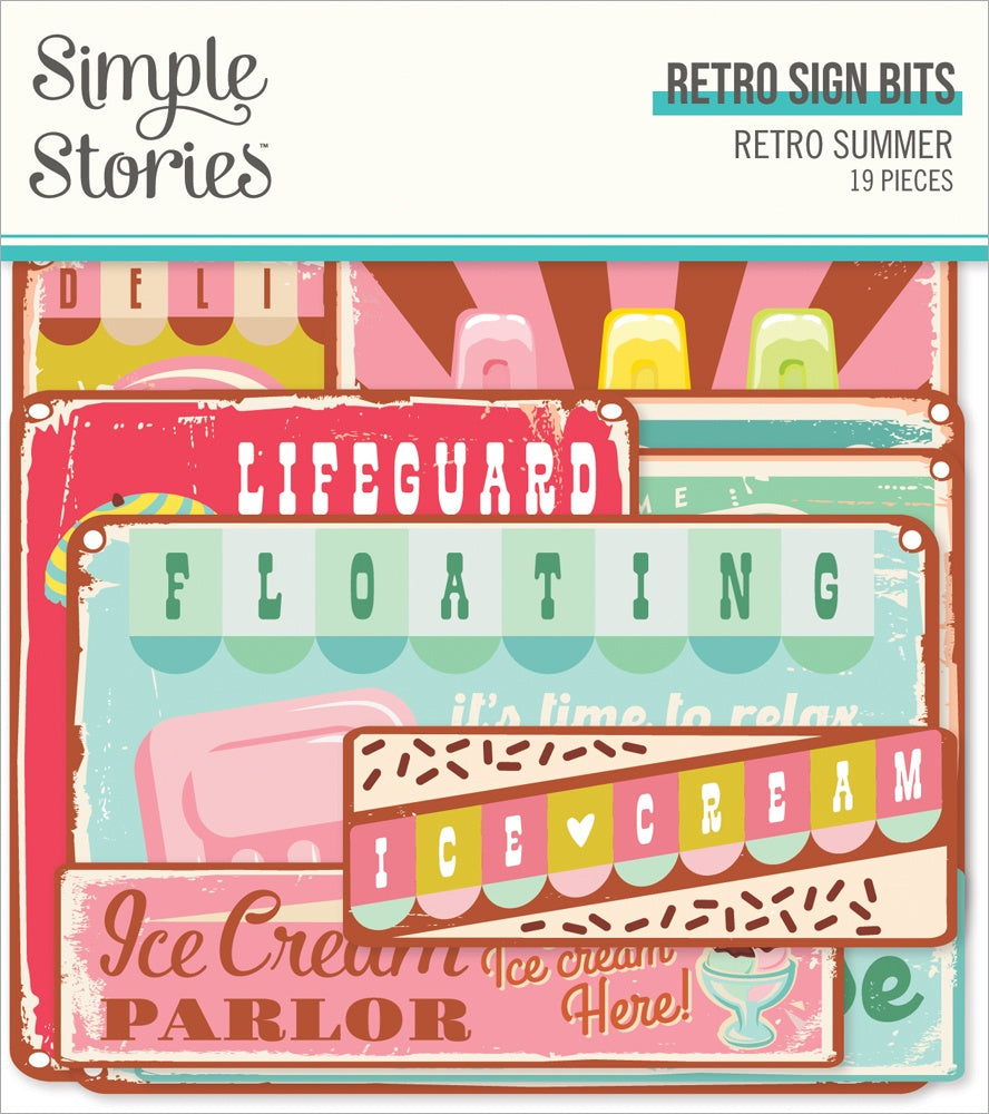 Retro Summer Retro Sign Bits