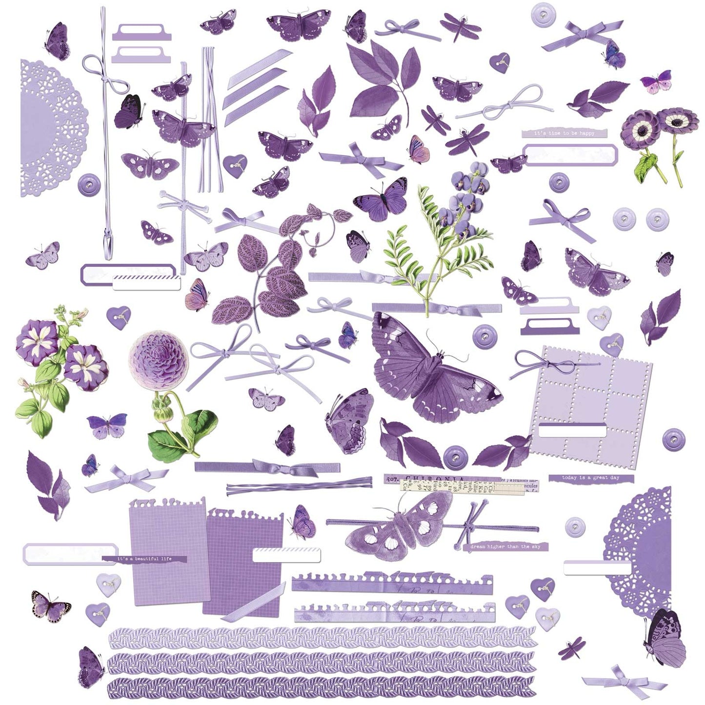Lavender Laser Cut Elements