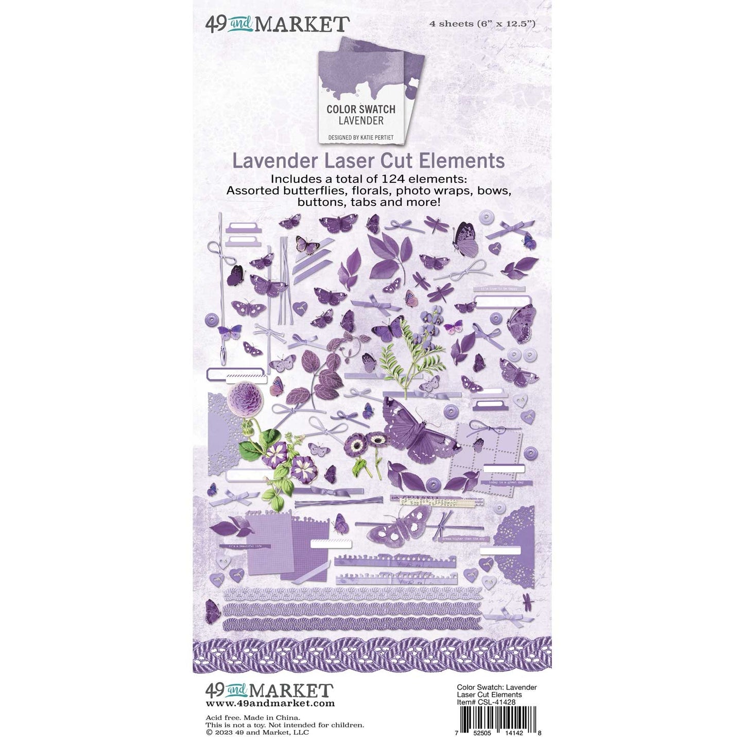 Lavender Laser Cut Elements