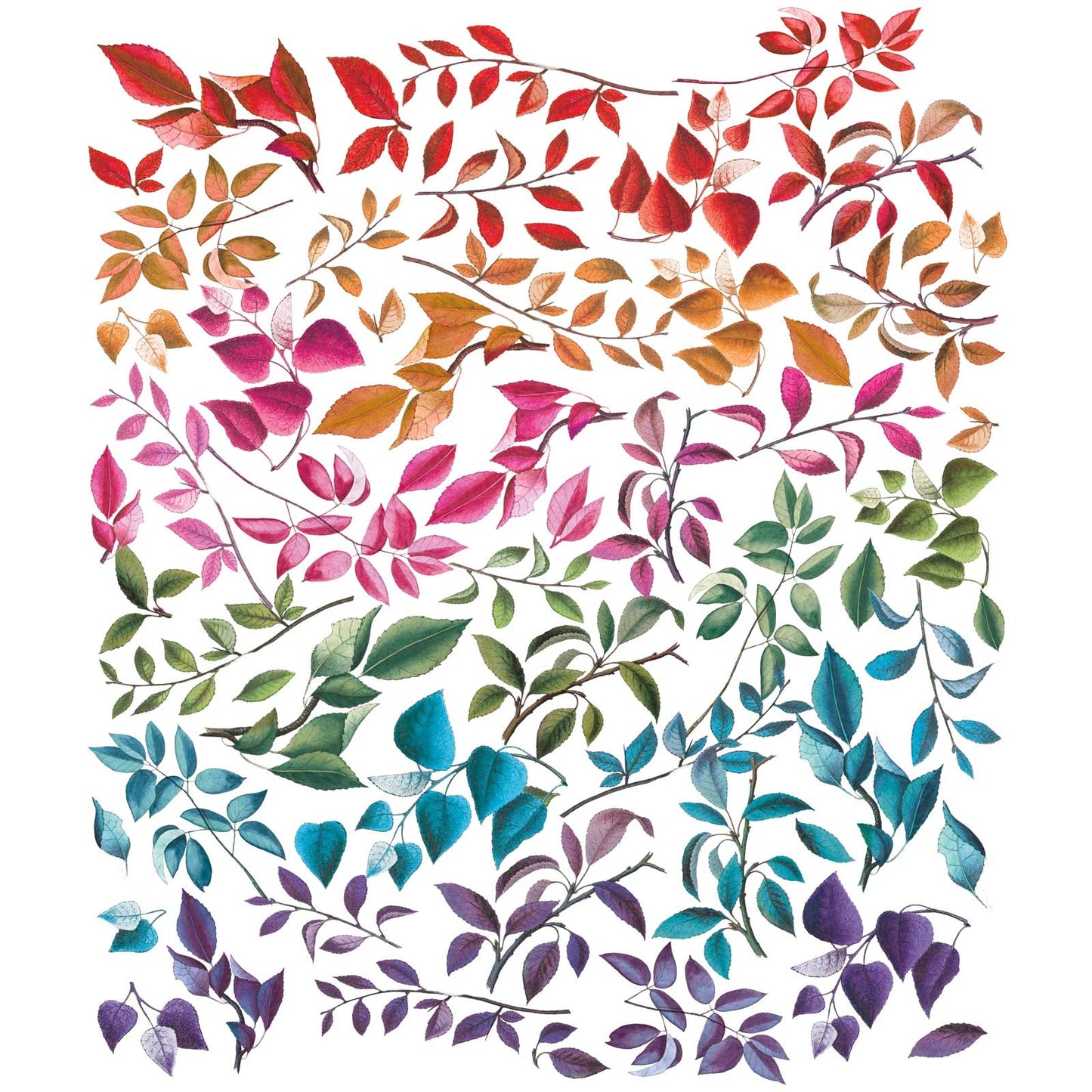 Spectrum Gardenia Leaves Laser Cut Elements
