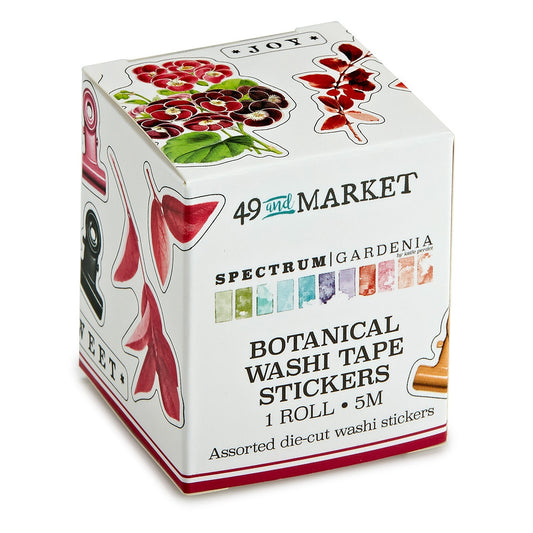 Spectrum Gardenia Botanical Washi Sticker Roll