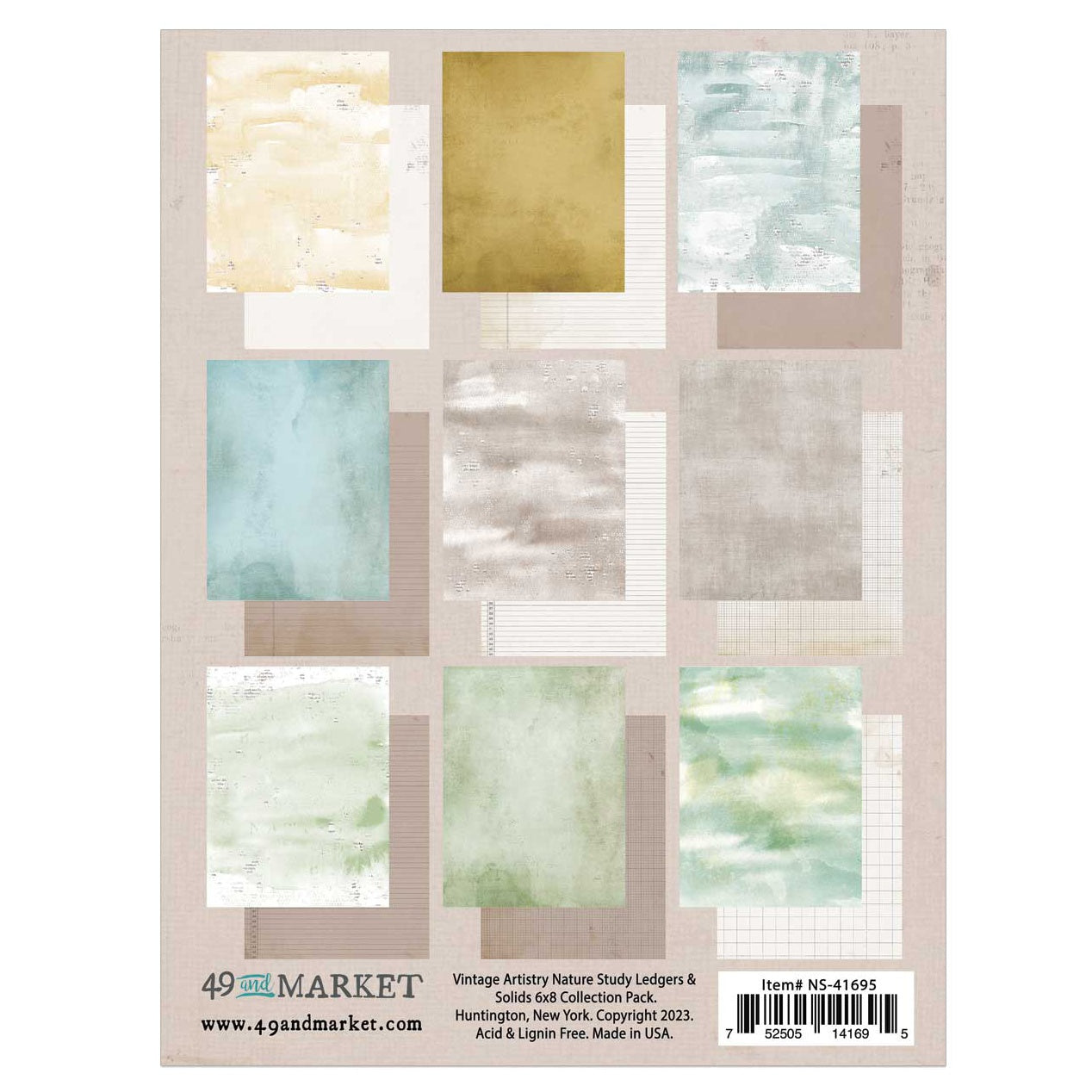 Nature Study - Ledgers & Solids 6x8 Pack