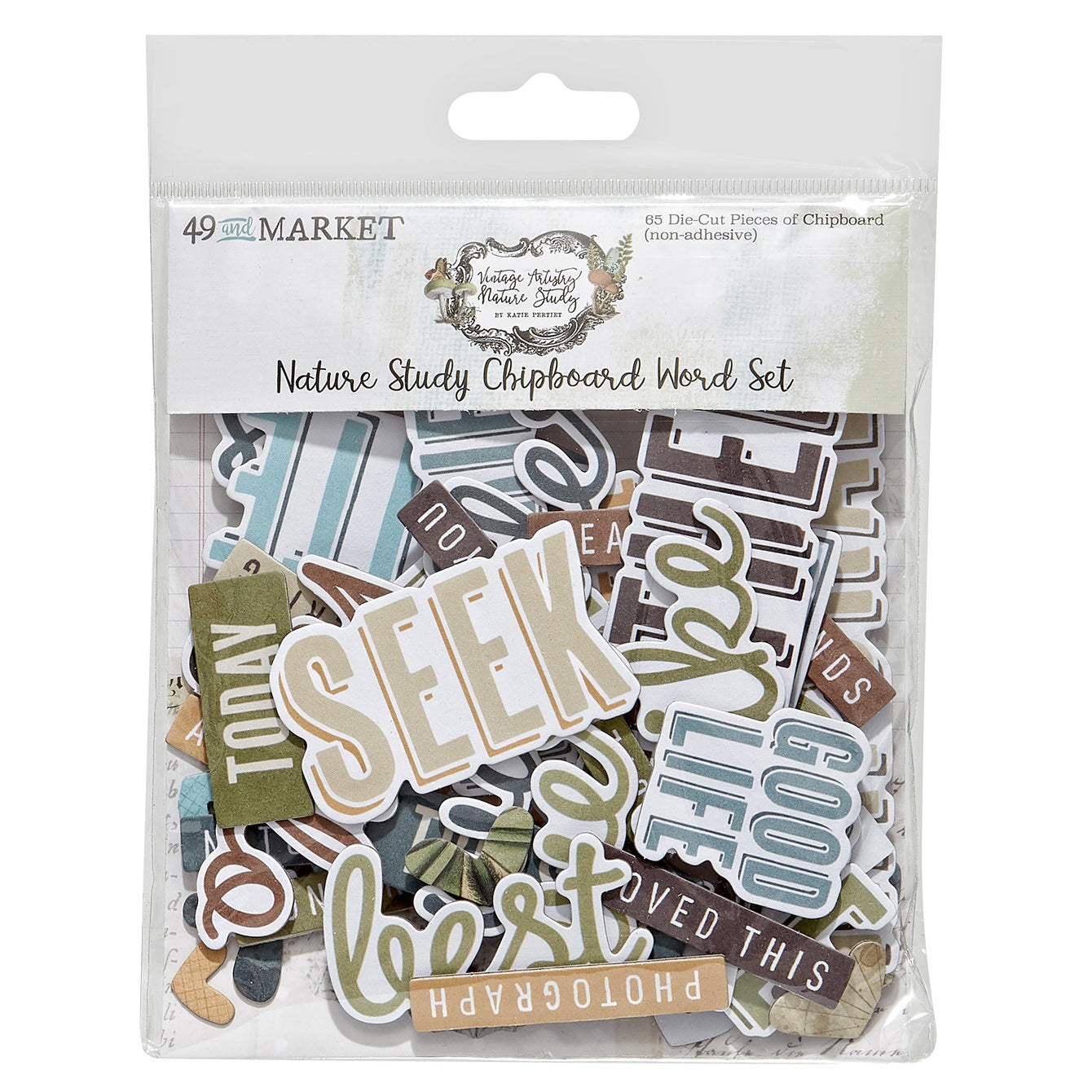 Nature Study - Chipboard Words