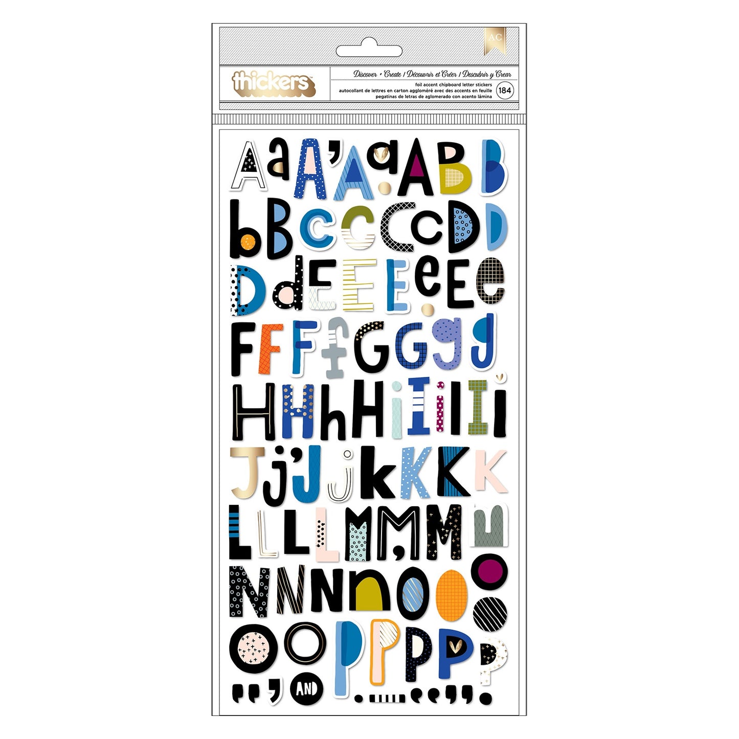 Discover + Create Thickers - Alphabet