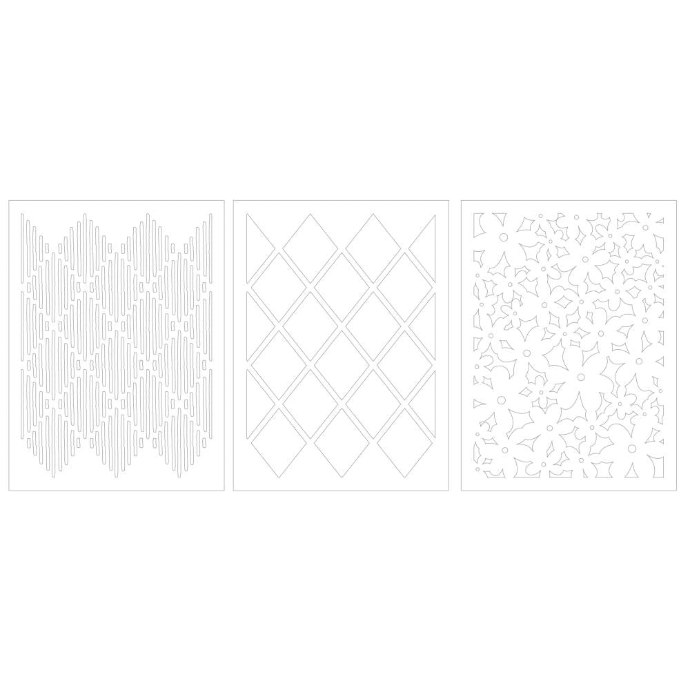 Bold & Bright - Diamond In The Rough Stencil (3 pack)