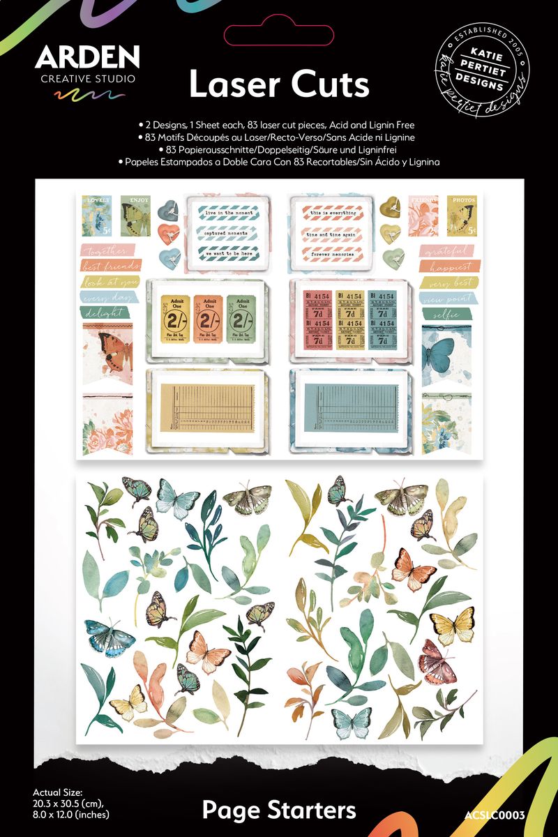 Page Starters - Laser Cuts