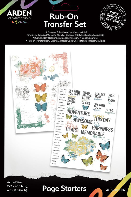 Page Starters - Rub On Transfers