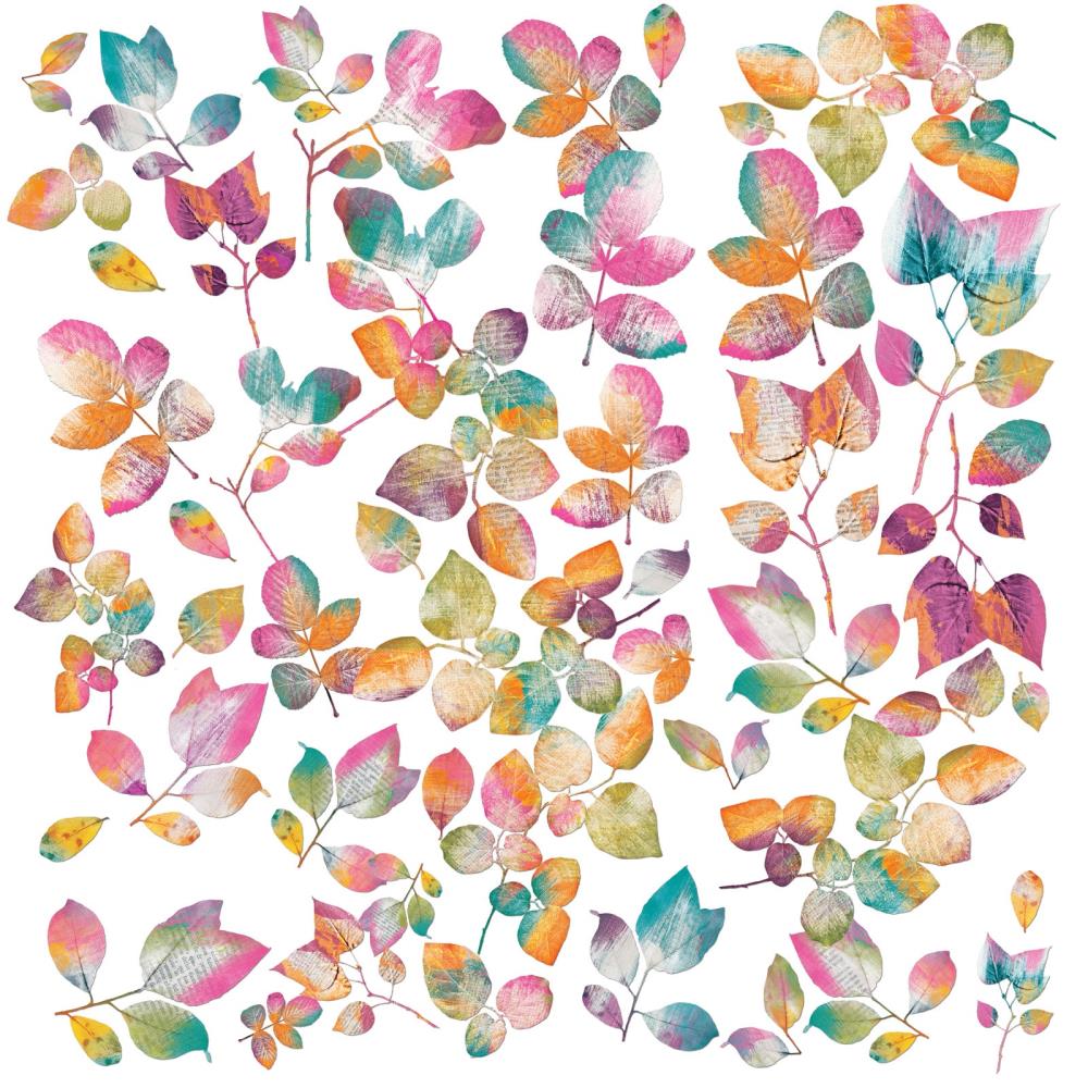ArtOptions Spice Laser Cut Elements - Mixed Media Leaves