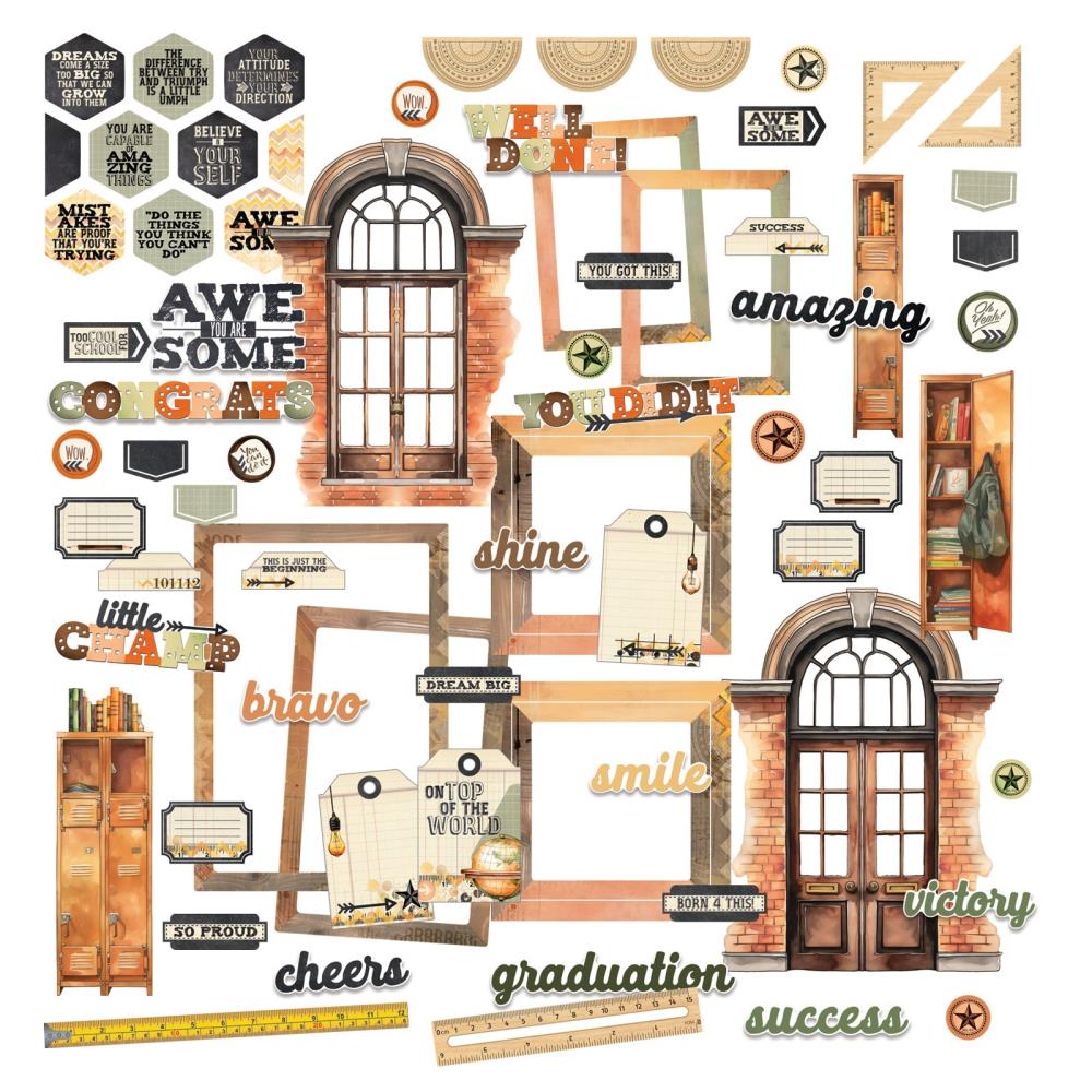 Academia - Die Cut Elements