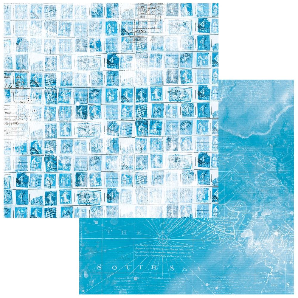Vintage Artistry Sunburst - Azure Seaside