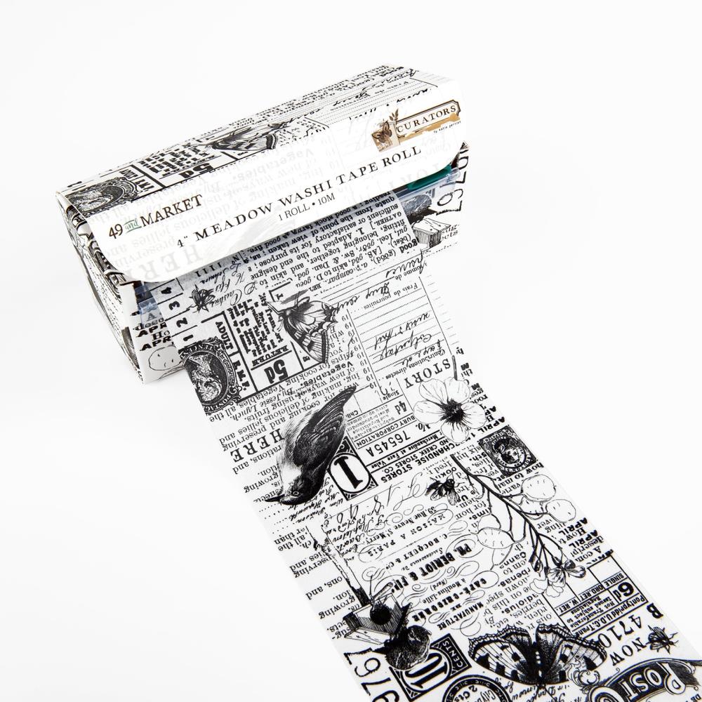 Curators 4" Washi Tape Roll - Meadow
