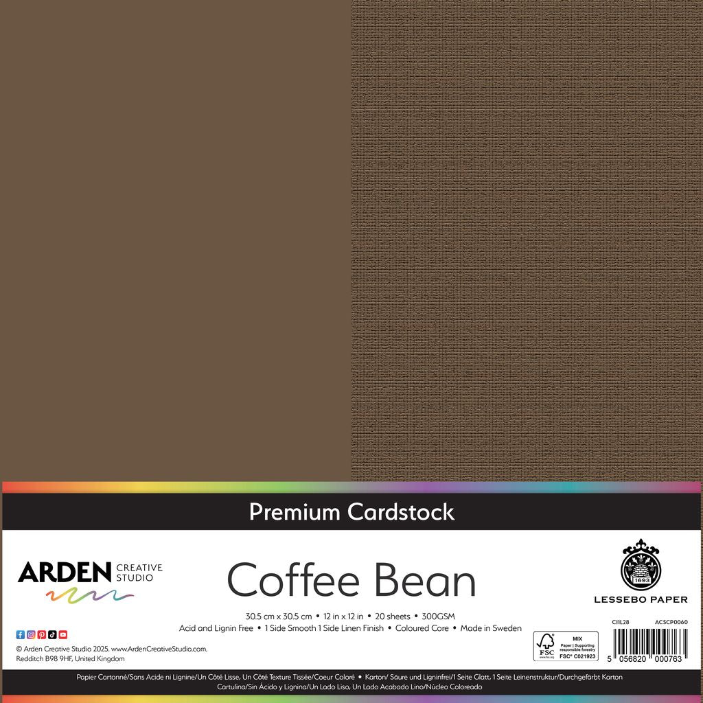 12 x 12 Cardstock - Coffee Bean