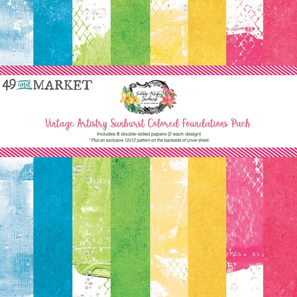 Vintage Artistry Sunburst Colored Foundations Pack