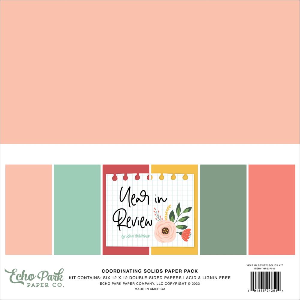 Year in Review - Co-ordinating Solids Pack