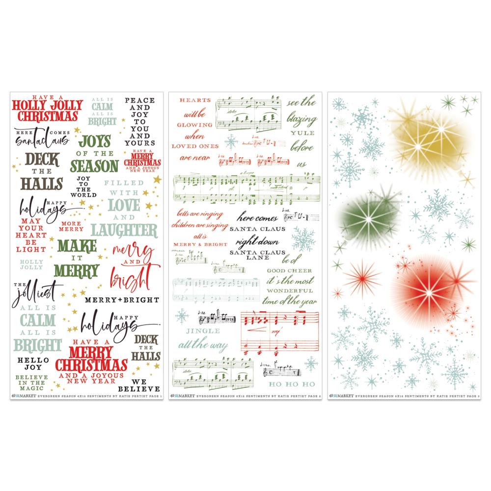 Evergreen Season - Sentiments Rub On Transfers