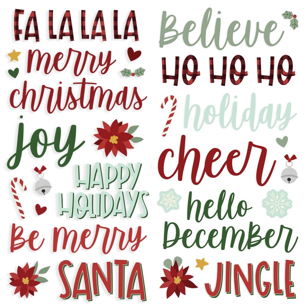 Jingle All the Way - Foam Stickers