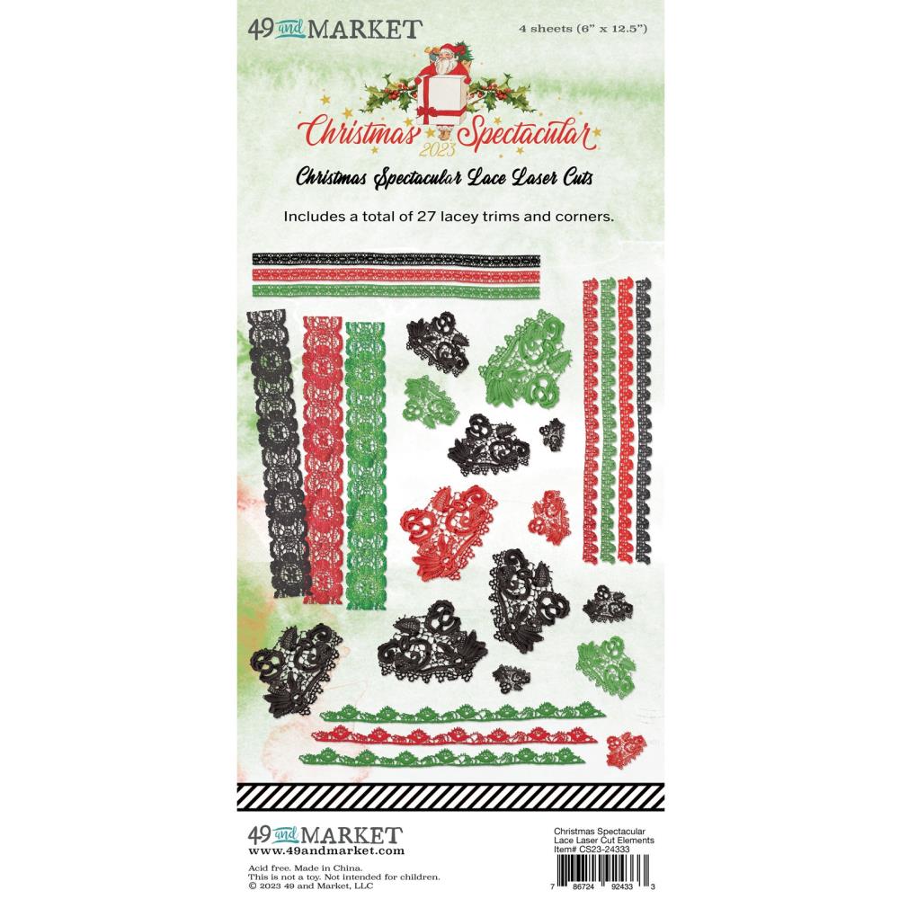 Christmas Spectacular Laser Cut Elements - Lace