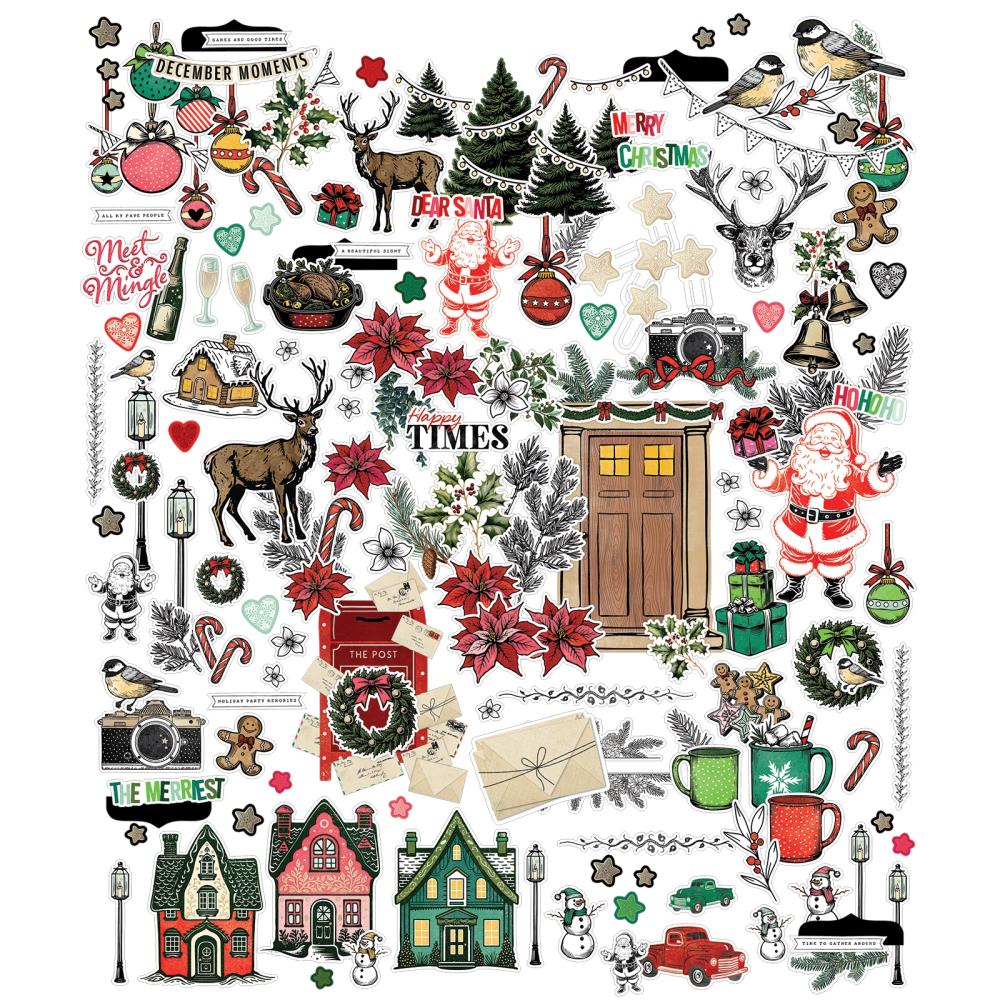 Mistletoe & Memories - Icons & Titles Ephemera Set