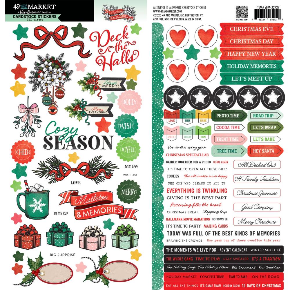 Mistletoe & Memories - Cardstock Stickers