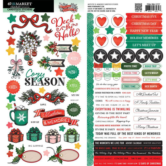 Mistletoe & Memories - Cardstock Stickers