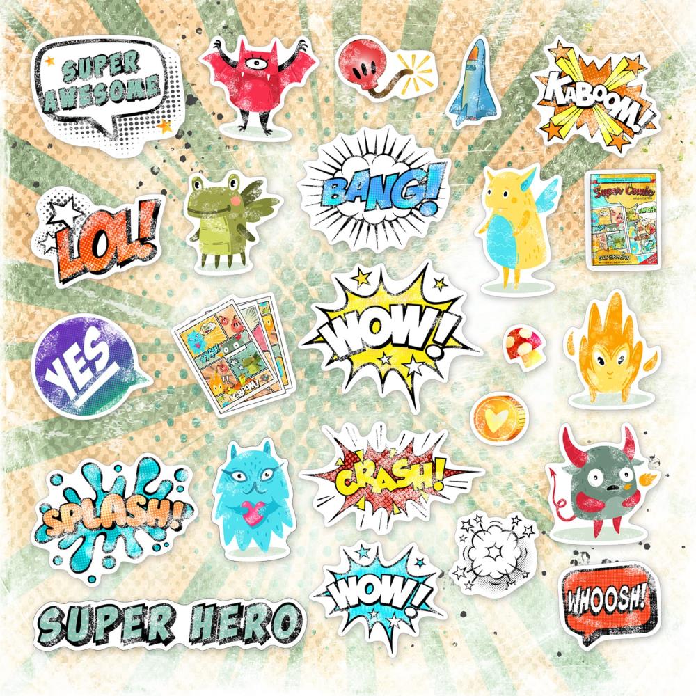 Super Awesome Cardstock Ephemera