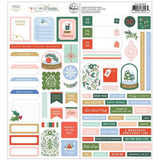 Holiday Dreams Cardstock Stickers