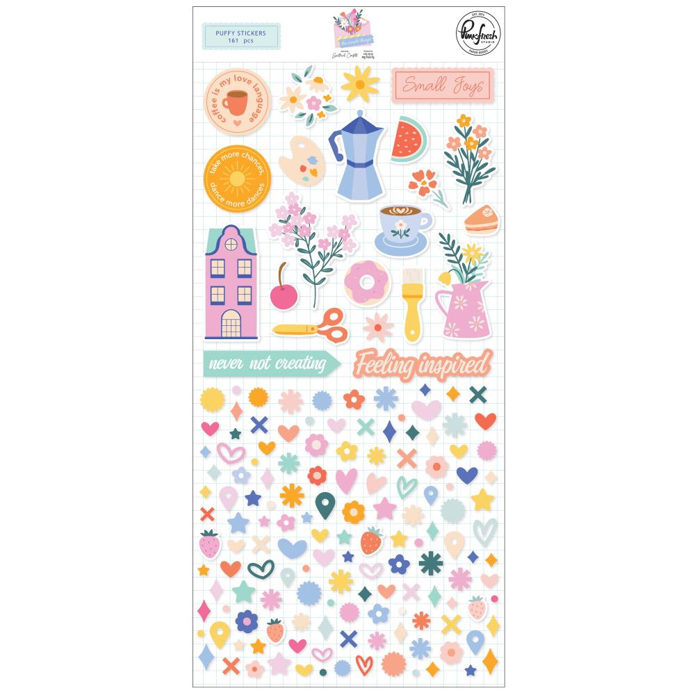 The Simple Things - Puffy Stickers