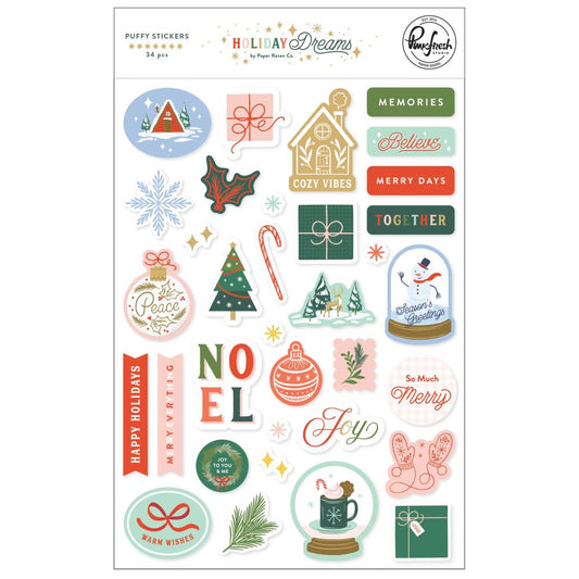 Holiday Dreams Puffy Stickers