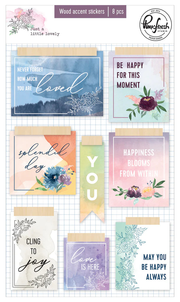 Just a Little Lovely - Wood Accent Stickers